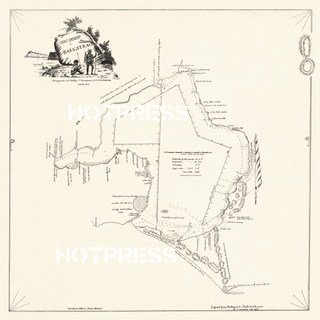 1803 Port Phillip Survey Map - Lt. Tuckey