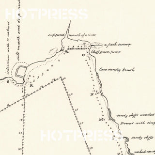 1803 Port Phillip Survey Map - Lt. Tuckey