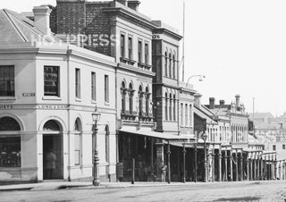 1874 Stephen Street looking north from Bourke Street