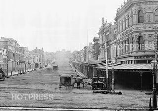 1874 Bourke Street looking east from GPO