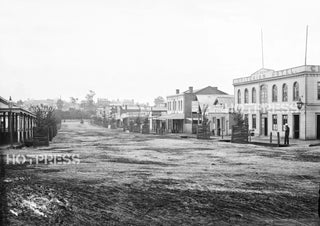 1874 Bendigo - Mundy Street and Criterion Hotel