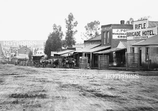 1874 Bendigo - Looking along View Place