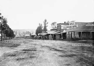 1874 Bendigo - Looking along View Place