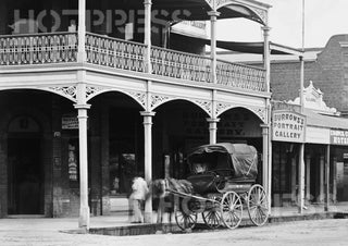 1874 Bendigo - Pall Mall from Commercial Hotel