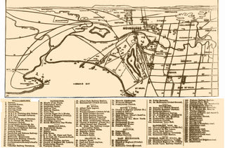 1873 Melbourne and Suburbs - Bird's-Eye View