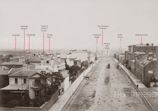 1866 Collins Street looking West from Spring Street