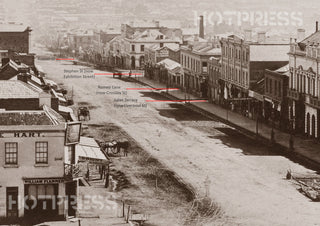 1858 Bourke Street Looking West