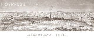 1856 Melbourne Panorama