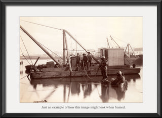 1883 Divers Removing the Falls