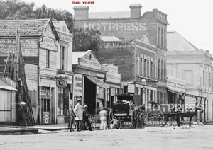 1874 Stephen Street looking south from Bourke Street