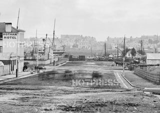 1874 Spencer Street looking south from Collins Street
