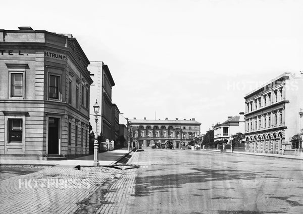 1874 Collins Street looking east from Stephen Street