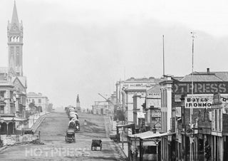 1874 Russell Street looking South from Lonsdale Street