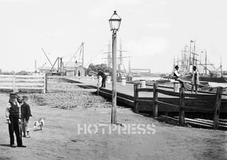 1874 Yarra River - South Bank