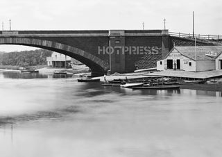 1874 Yarra River and Princes Bridge