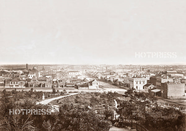 1866 View from Flagstaff Gardens (1)