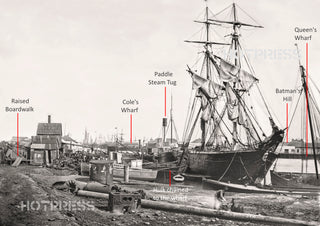 1865 Yarra from South Bank