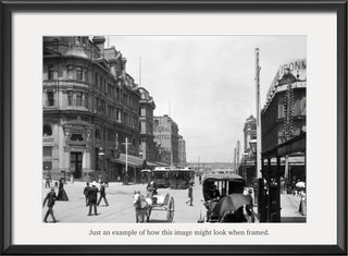 1892 Swanston Street looking south from Collins Street
