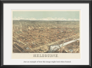 1882 Perspective of Melbourne