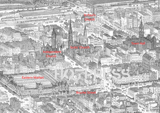 1880 Perspective of Melbourne