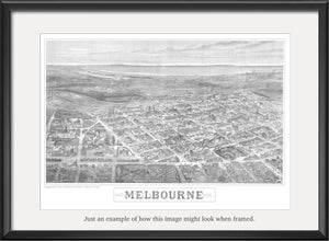 1880 Perspective of Melbourne