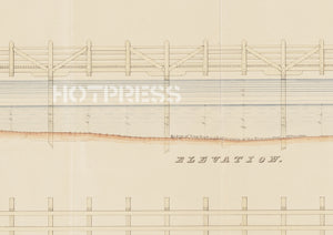 1845 First Bridge in Melbourne