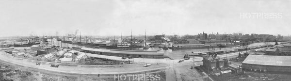 1905 Melbourne and the Yarra from South Bank