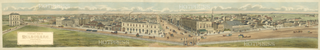 1863 Panorama of Melbourne from Parliament House