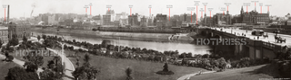 1906 Melbourne and Princes Bridge from South Bank