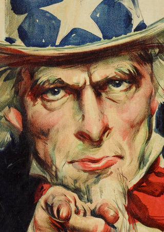 1917 USA Recruitment Poster - Uncle Sam "I Want You"