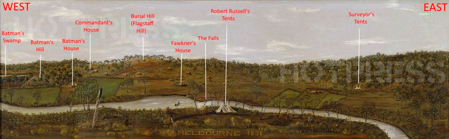 1836 Melbourne Painting