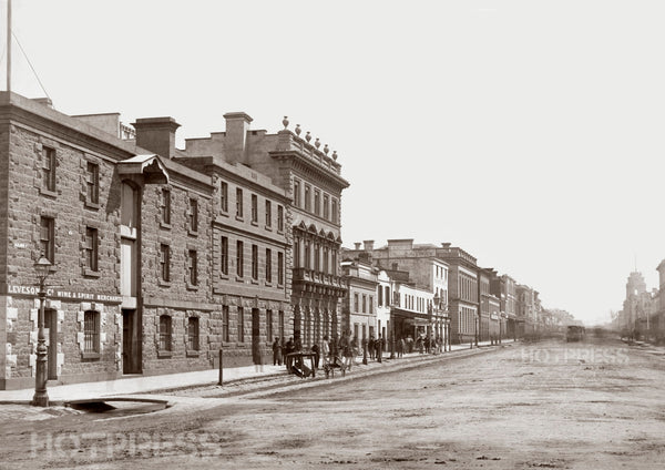 1870 Elizabeth Street Looking North