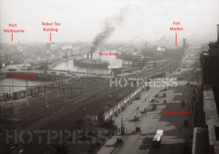 1920s Flinders Street and the Yarra