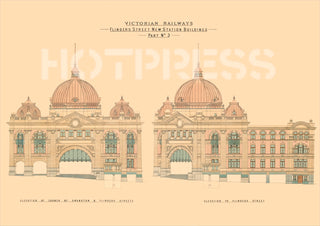 1900 Plans of Flinders Street Station