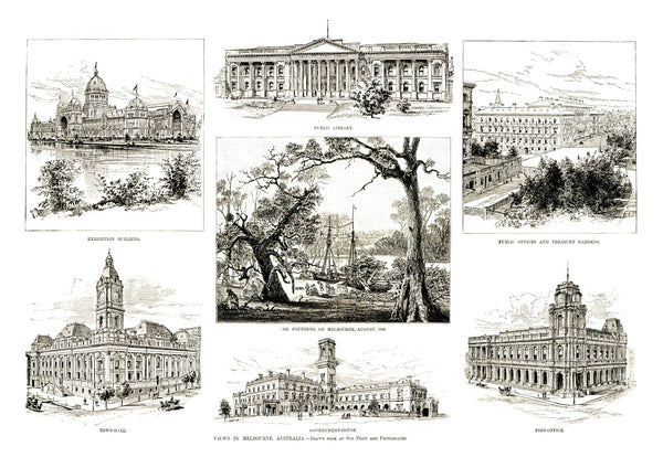 1885 Views of Melbourne