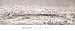 1856 Melbourne Panorama