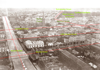 1875 Russell Street Looking North from Scots' Church