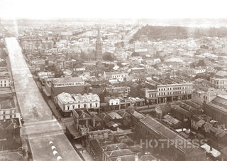 1875 Russell Street Looking North from Scots' Church