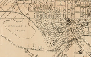 1875 Melbourne Looking North West from Scots' Church
