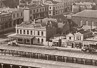 1875 Melbourne Looking North East from Scots' Church