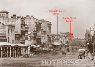 1872 Collins Street looking West