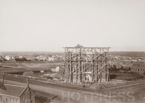 1861 St Patrick's Cathedral Under Construction