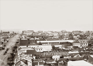 1867 Bourke Street looking west