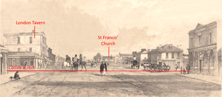 1847 Elizabeth Street from Collins Street