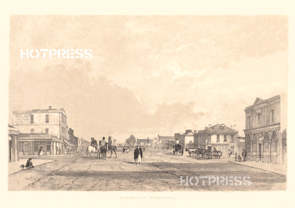 1847 Elizabeth Street from Collins Street