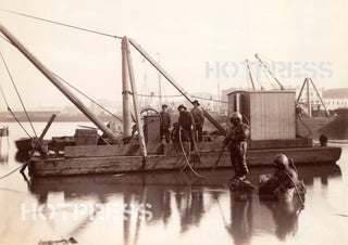 1883 Divers Removing the Falls
