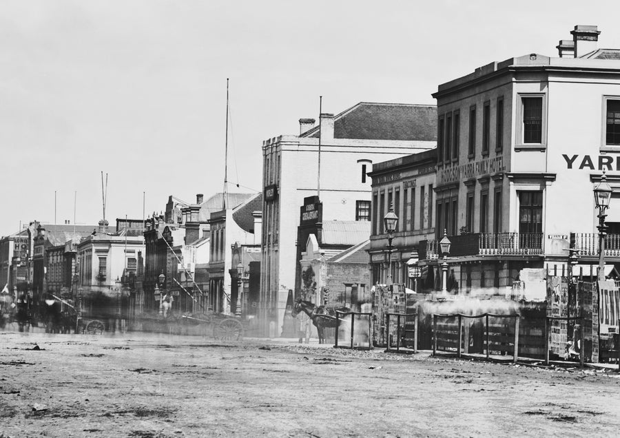 1874 Flinders Street West and Customs House