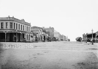 1874 Stephen Street looking south from Bourke Street
