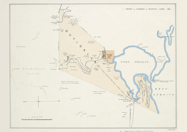 1836 Report on Disposal of Colonial Lands - Port Phillip