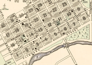 1852 Map of Melbourne